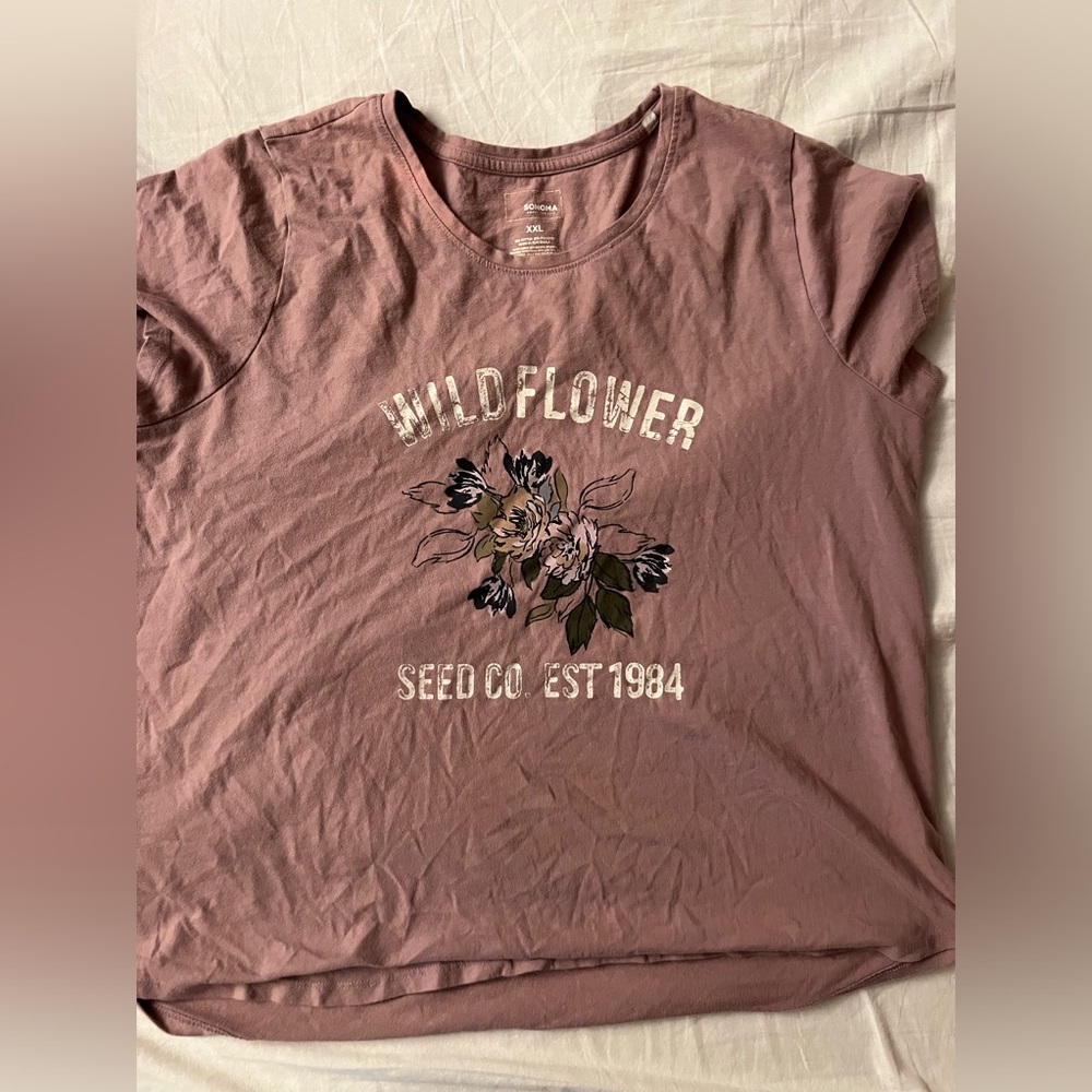 Mauve purple T-shirt